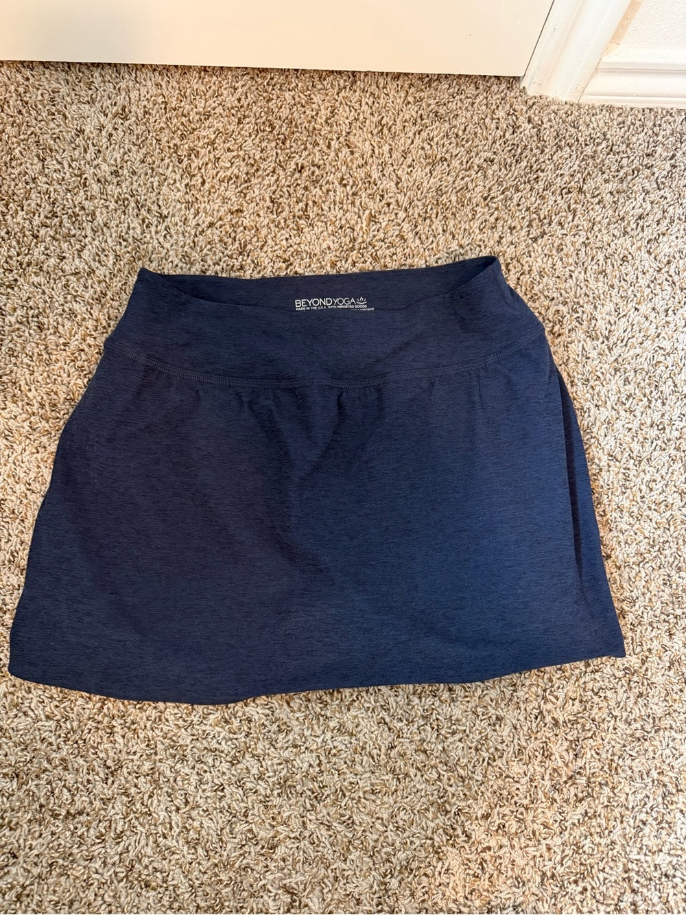 ⚡️Beyond Yoga Spacedye Movement Skort - Navy Blue - Picture 4 of 7